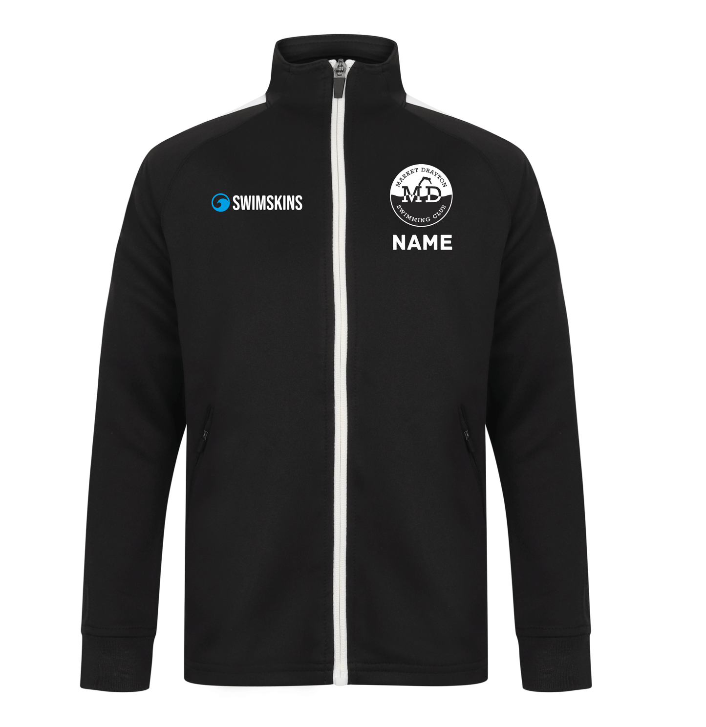 Fzip performance Jacket - Black/White - MDSC
