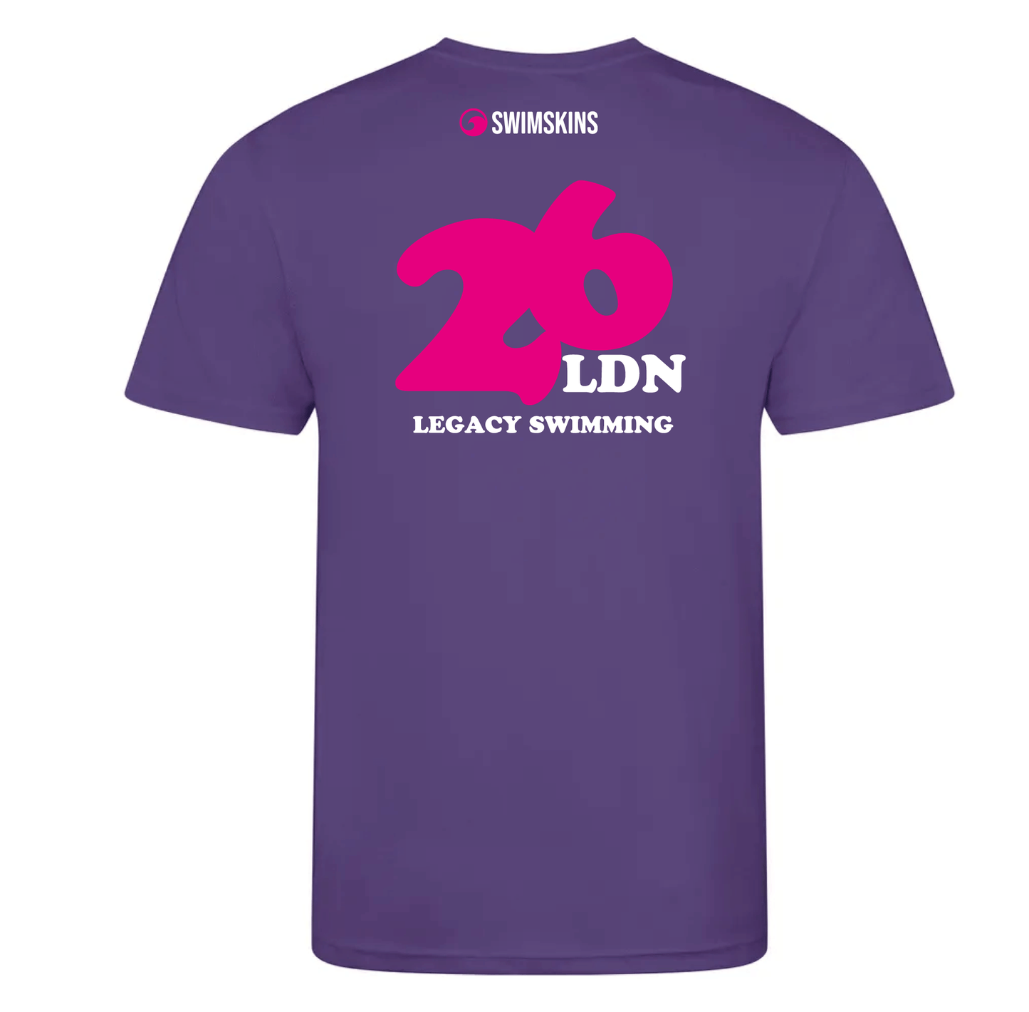 London Legacy Swimming 2026 - Purple Pool Shirt - LLS