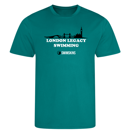 London Legacy Swimming 2026 - Aqua Jade Pool Shirt - LLS
