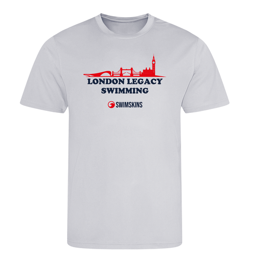 London Legacy Swimming 2026 - Grey Pool Shirt - LLS