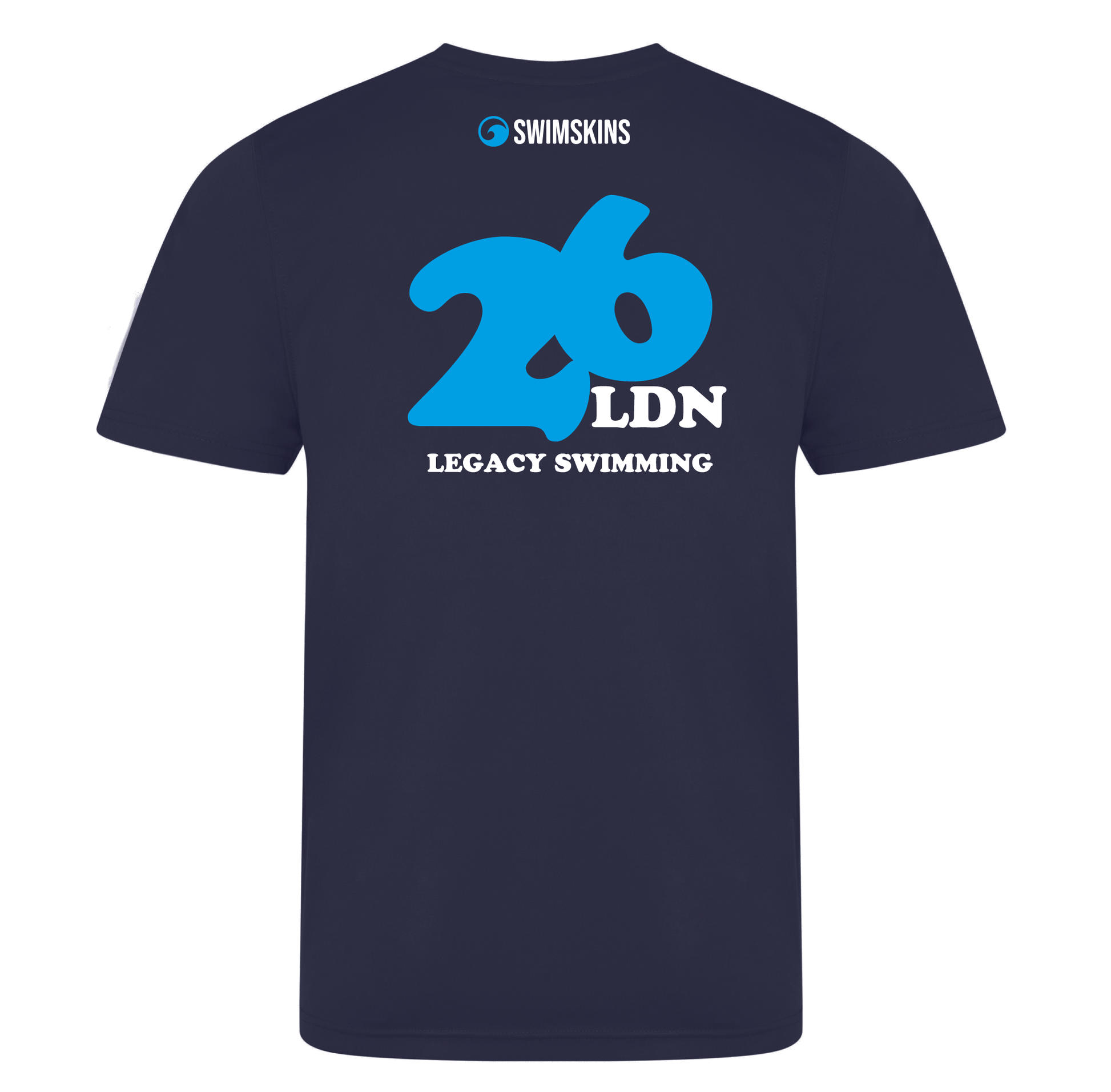 London Legacy Swimming 2026 Navy Pool Shirt LLS SwimSkins london-legacy-swimming-2026-navy-pool-shirt-lls-swimskins