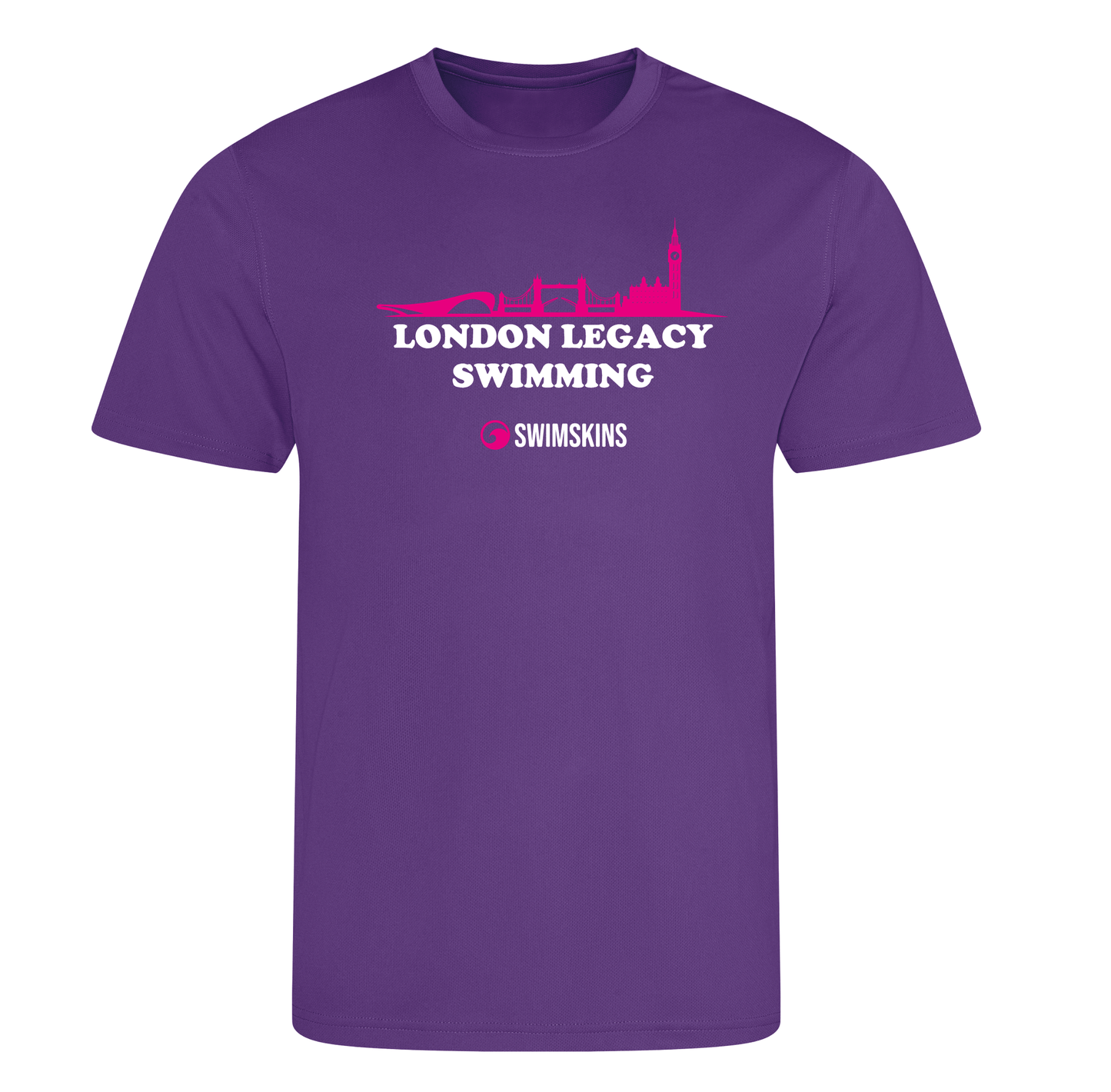 London Legacy Swimming 2026 - Purple Pool Shirt - LLS